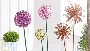 Windspiele und Gartenstecker