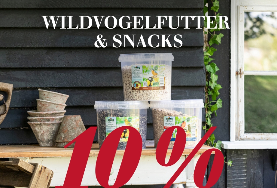 10 % auf Dehner Natura Wildvogelfutter & Snacks