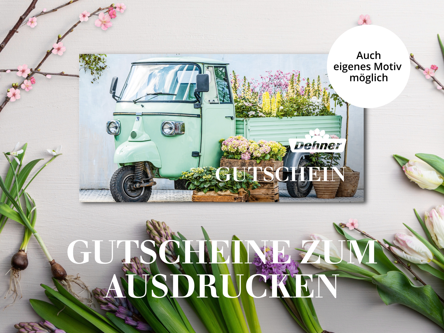 Last Minute Geschenkidee Gutscheine zum Ausdrucken