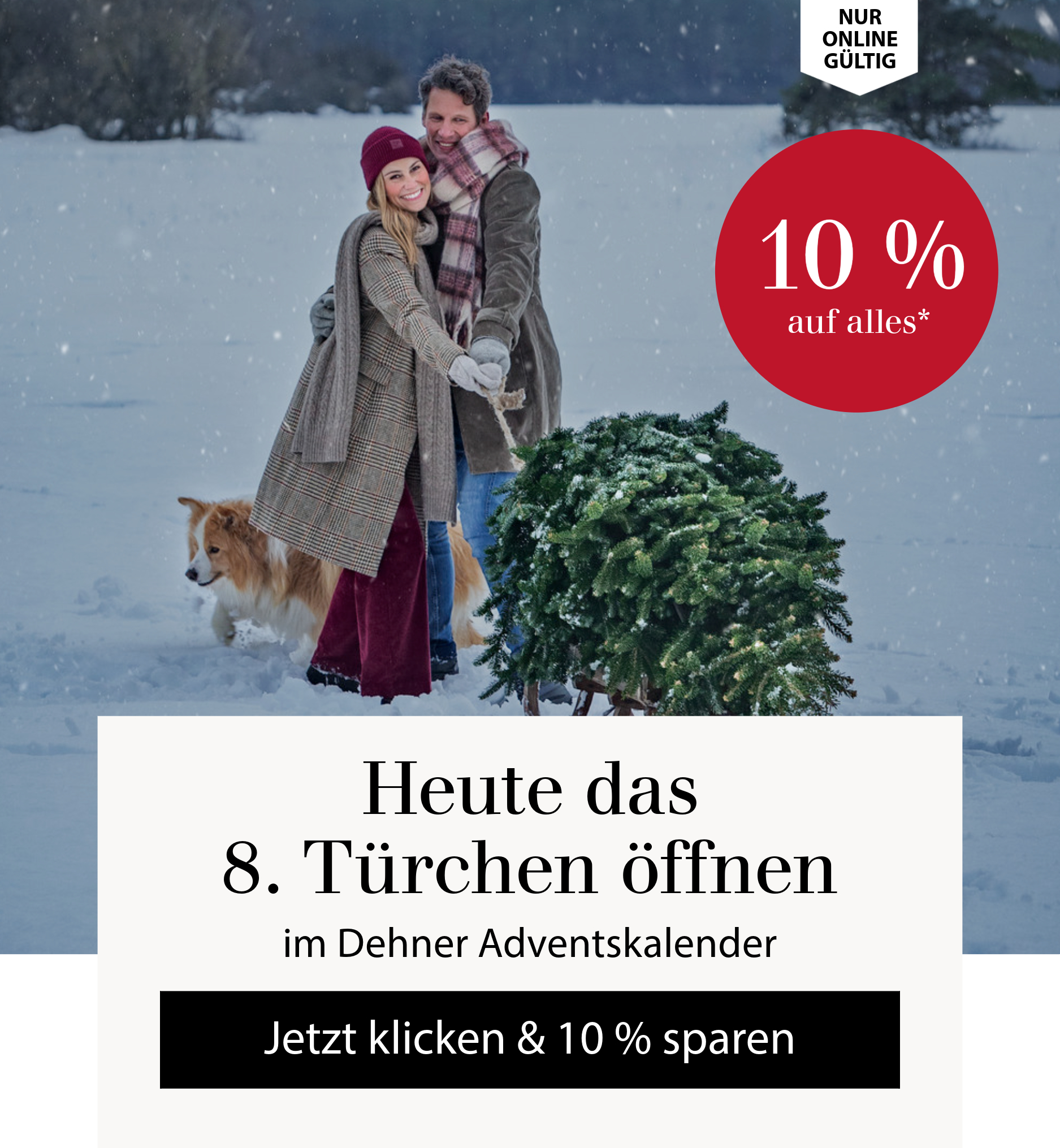 10 % auf alles - Heute das 8. Türchen öffnen