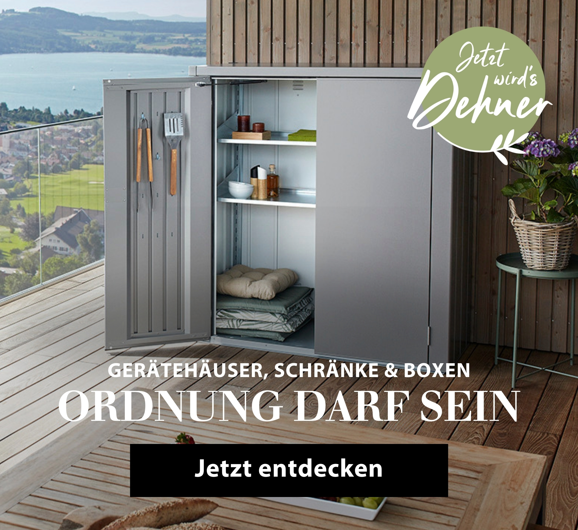 Ordnung darf sein - Gerätehäuser, Schränke & Boxen