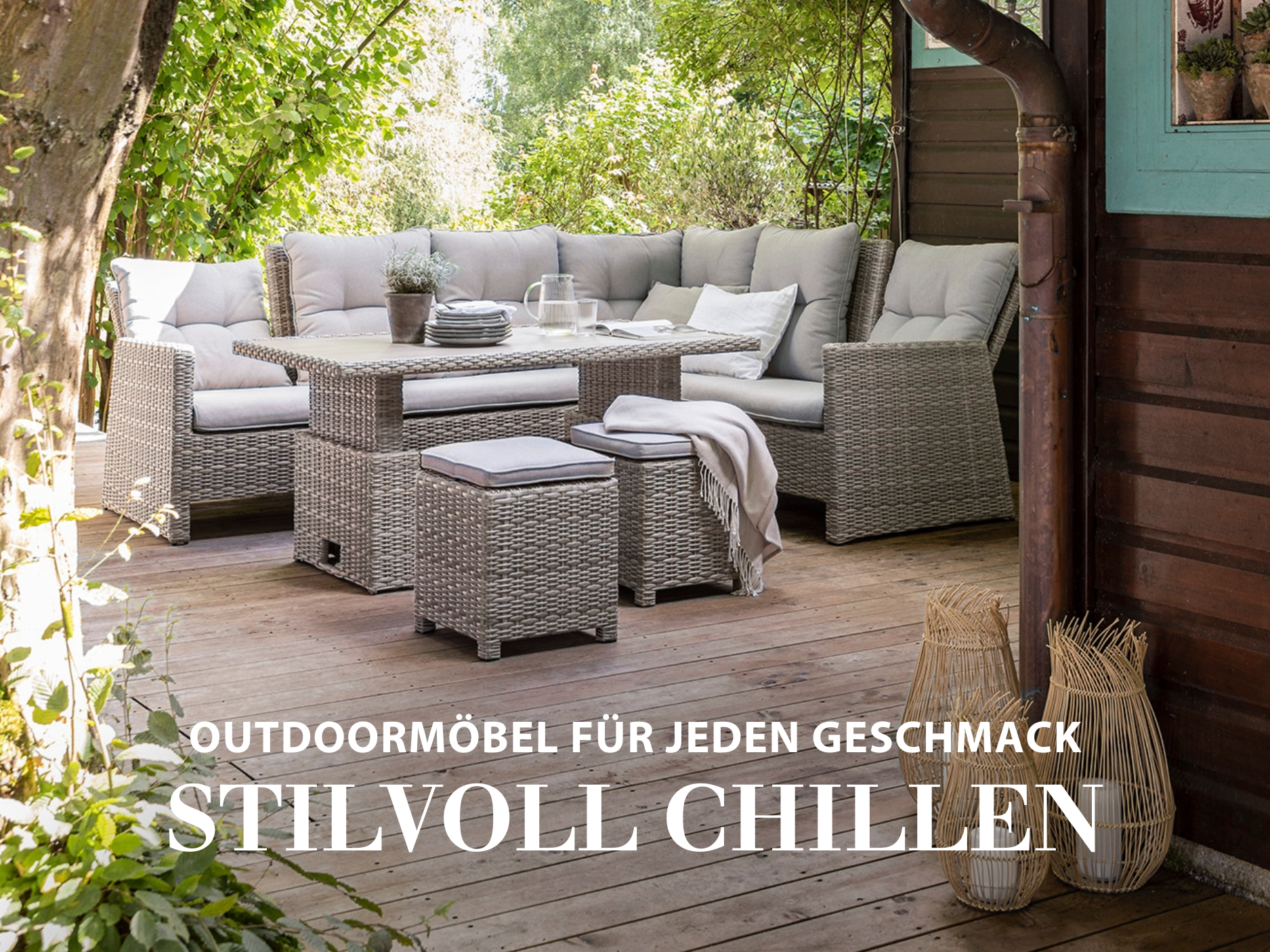 Stilvoll chillen - Outdoor-Möbel für jeden Geschmack