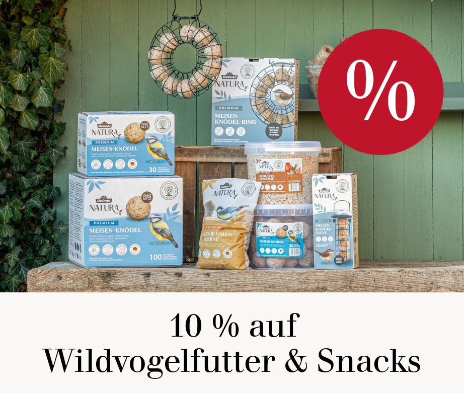 10 % auf Dehner Natura Wildvogelfutter & Snacks