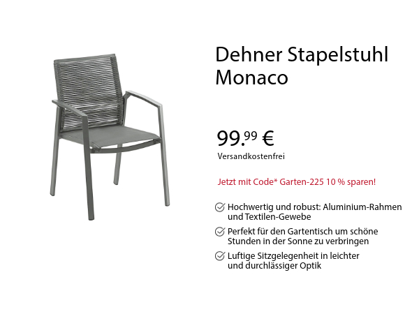 Dehner Stapelstuhl Monaco