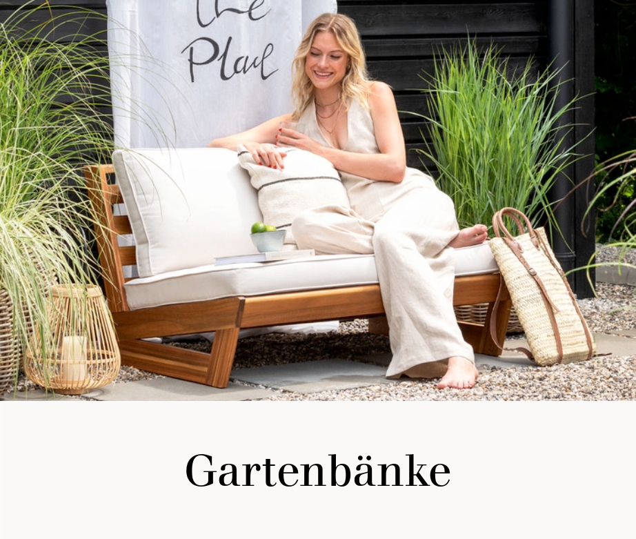 Gartenbänke