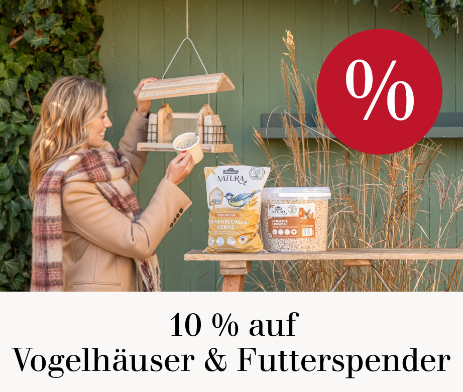 10 % auf Vogelhäuser & Futterspender