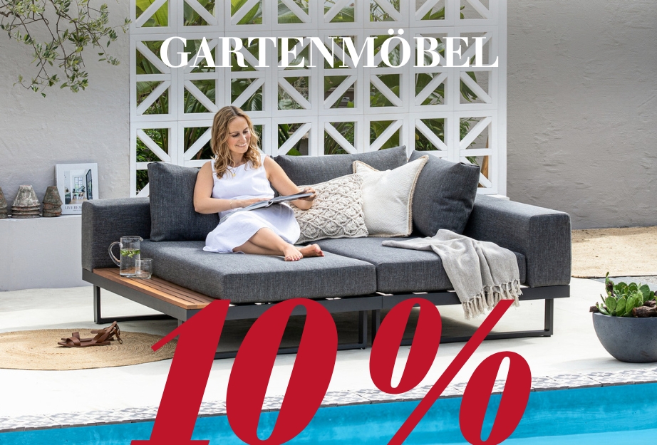 10 % auf Gartenmöbel