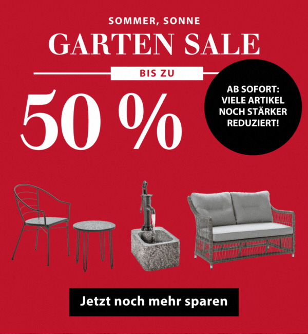 Garten-Sale - Noch mehr Artikel reduziert