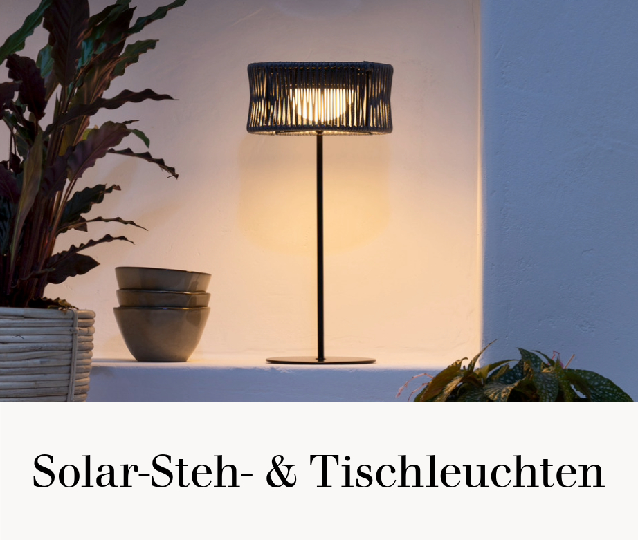 Solar-Steh- & Tischleuchten