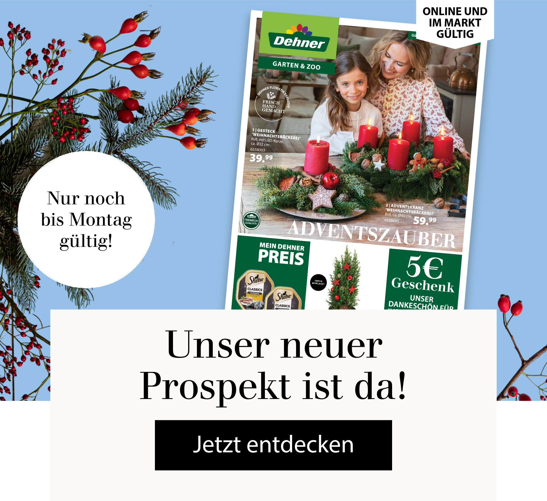 Unser neuer Prospekt ist da: Nur noch bis Montag gültig
