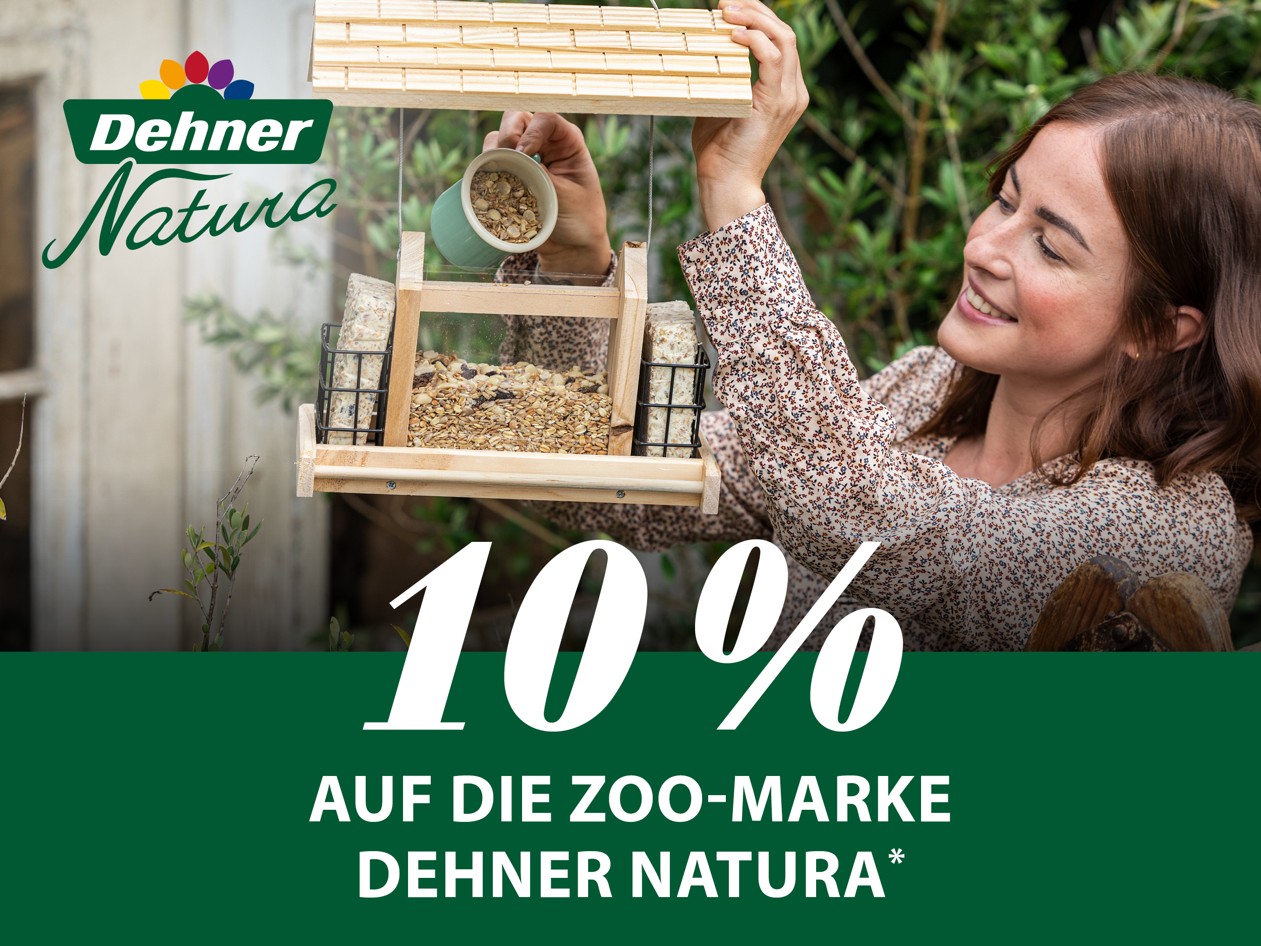 10 % auf die Zoo-Marke Dehner Natura*
