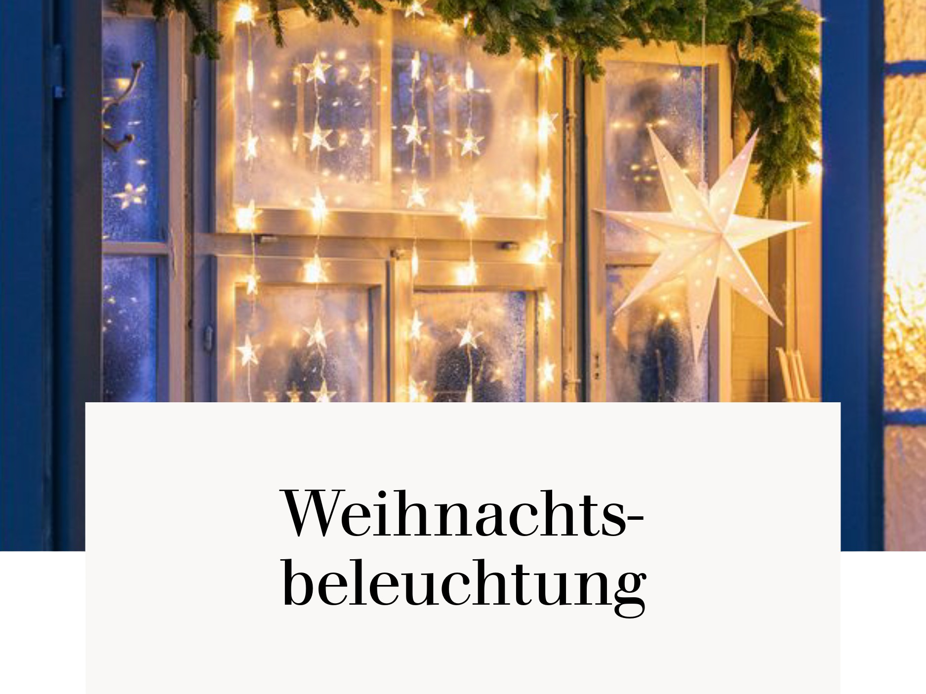 Weihnachtsbeleuchtung