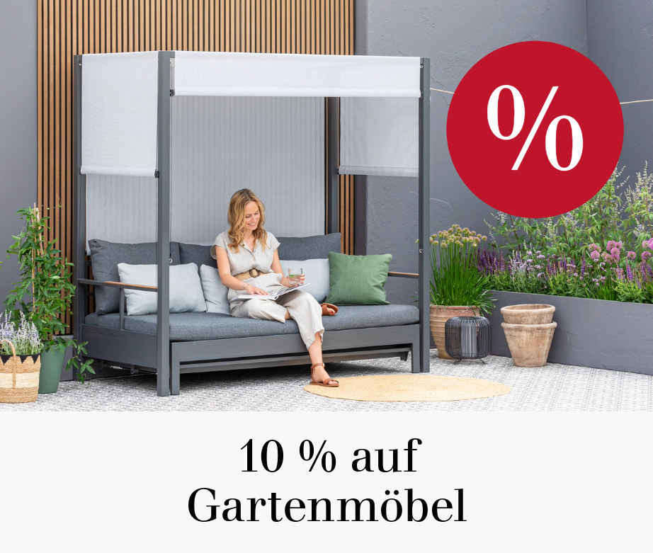 10 % auf Gartenmöbel