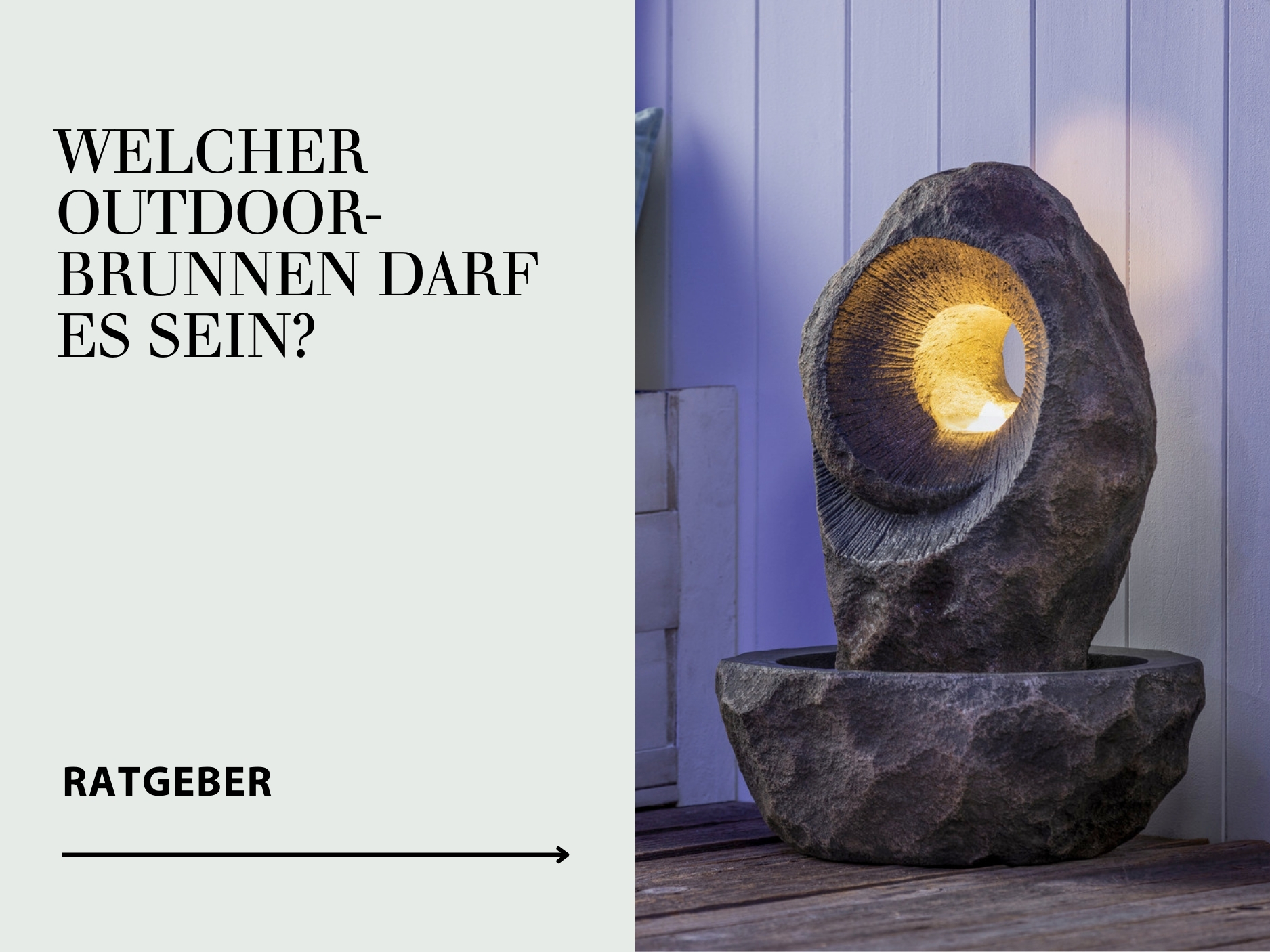 Ratgeber Gartenbrunnen