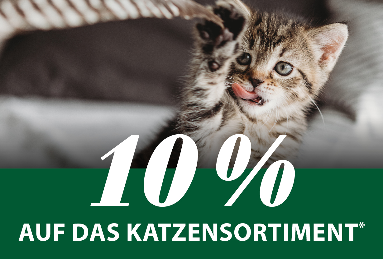 10 % auf das Katzensortiment*