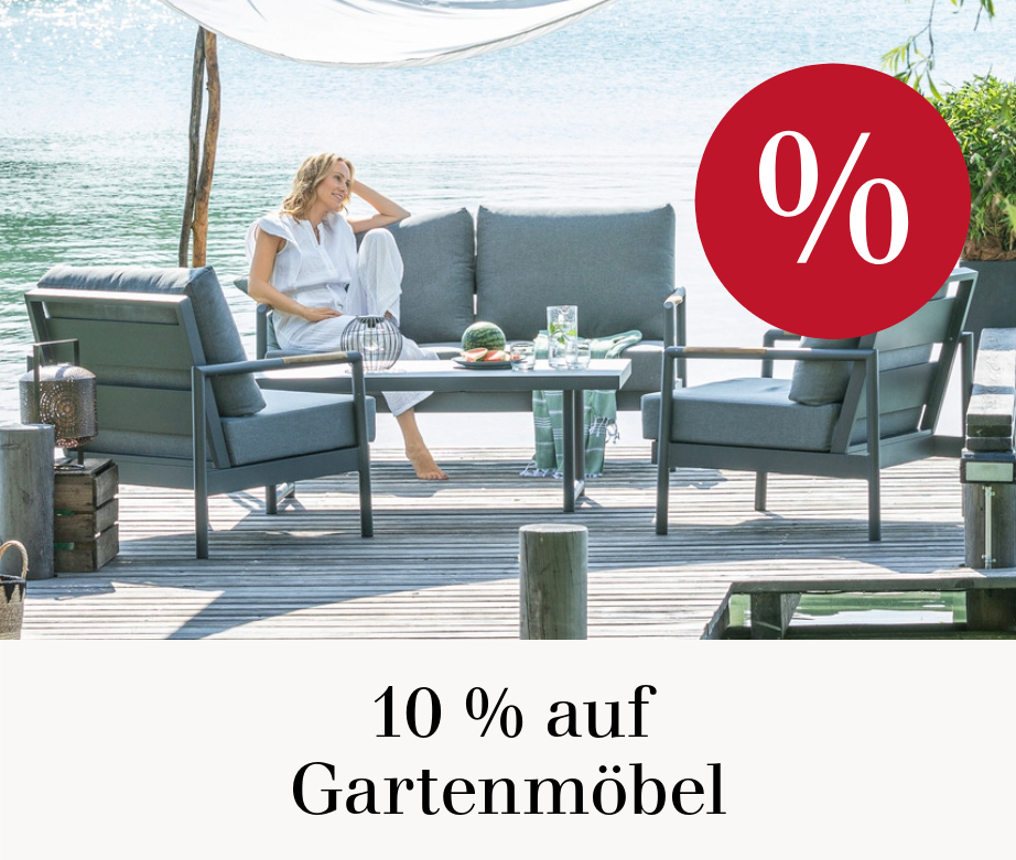 10 % auf Gartenmöbel