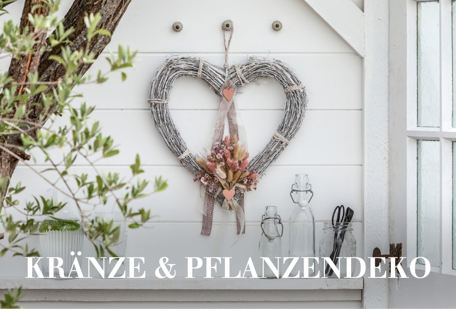 Kränze & Pflanzendeko zum Valentinstag schenken