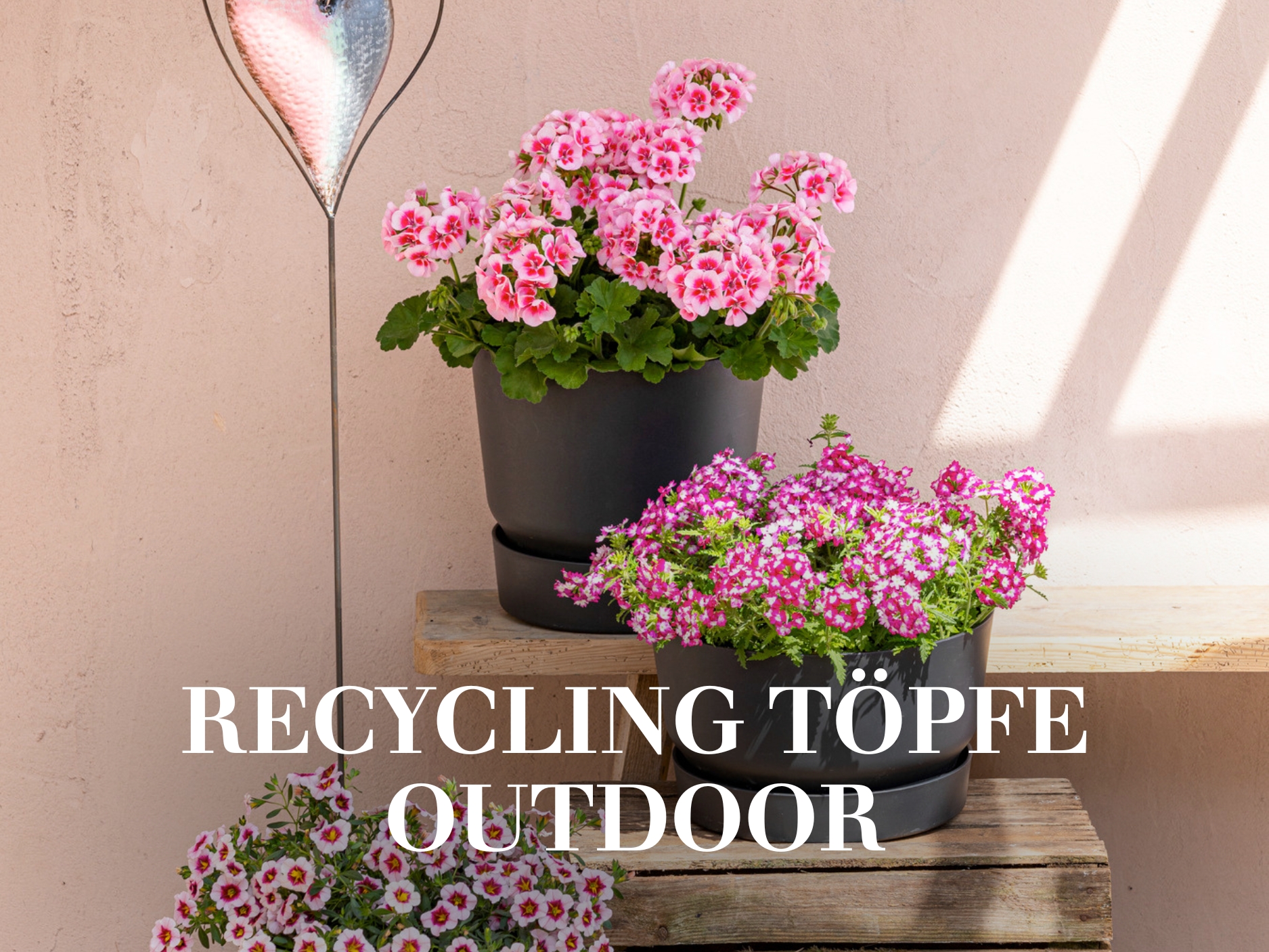 Recycling-Töpfe Outdoor