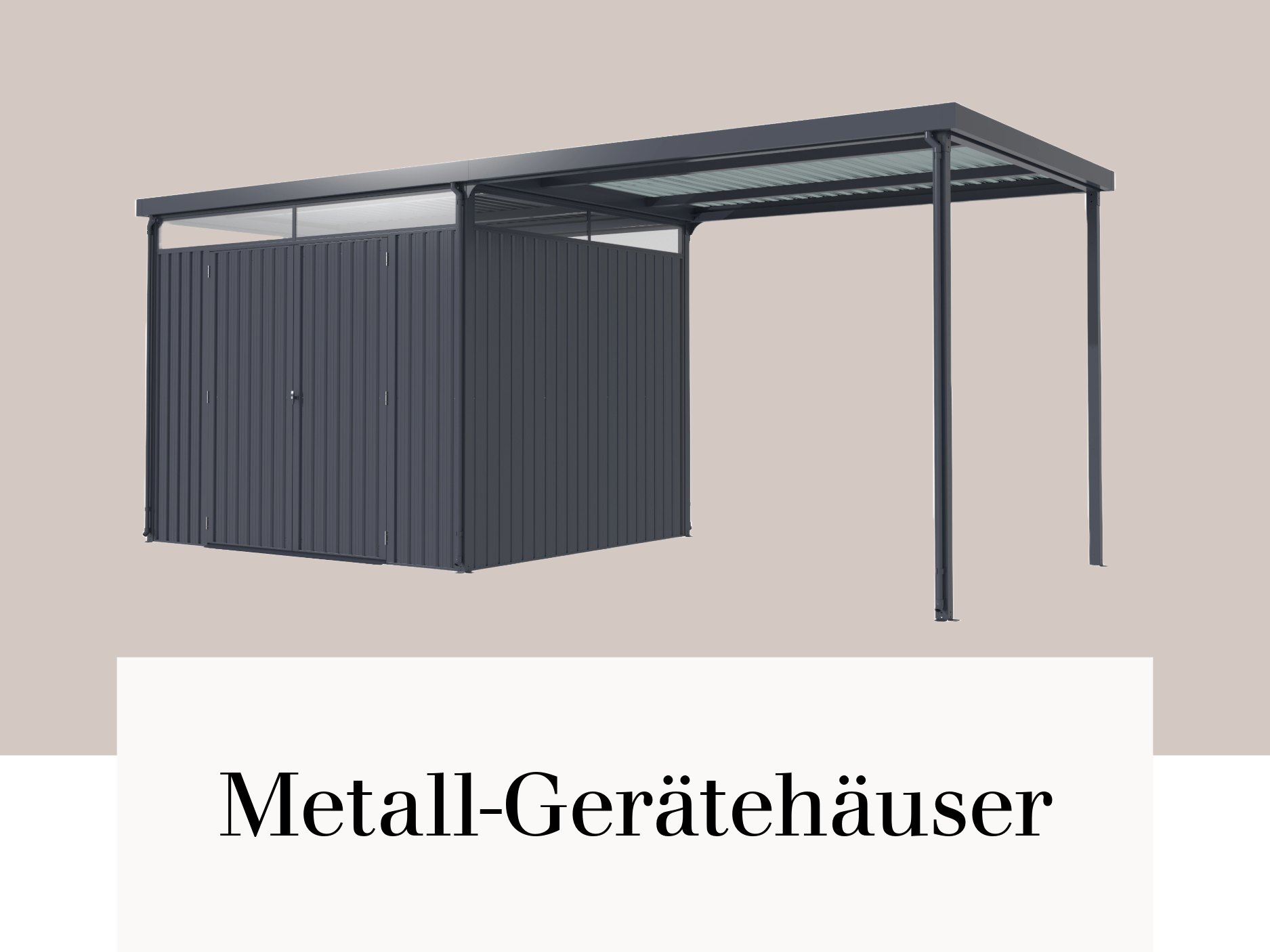 Metall-Gerätehäuser