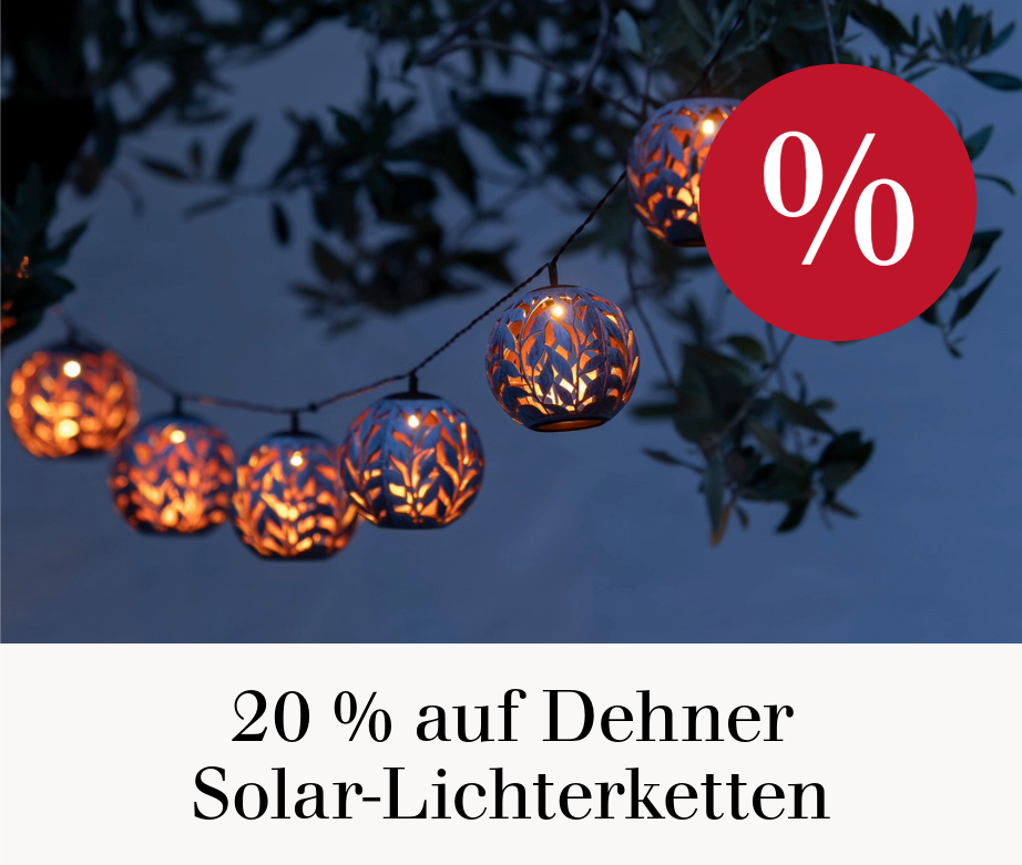 20 % auf Dehner Solar-Lichterketten