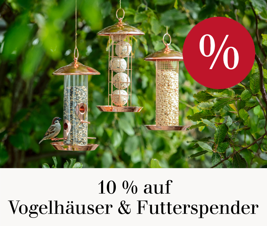 10 % auf Dehner Natura Vogelhäuser & Futterspender