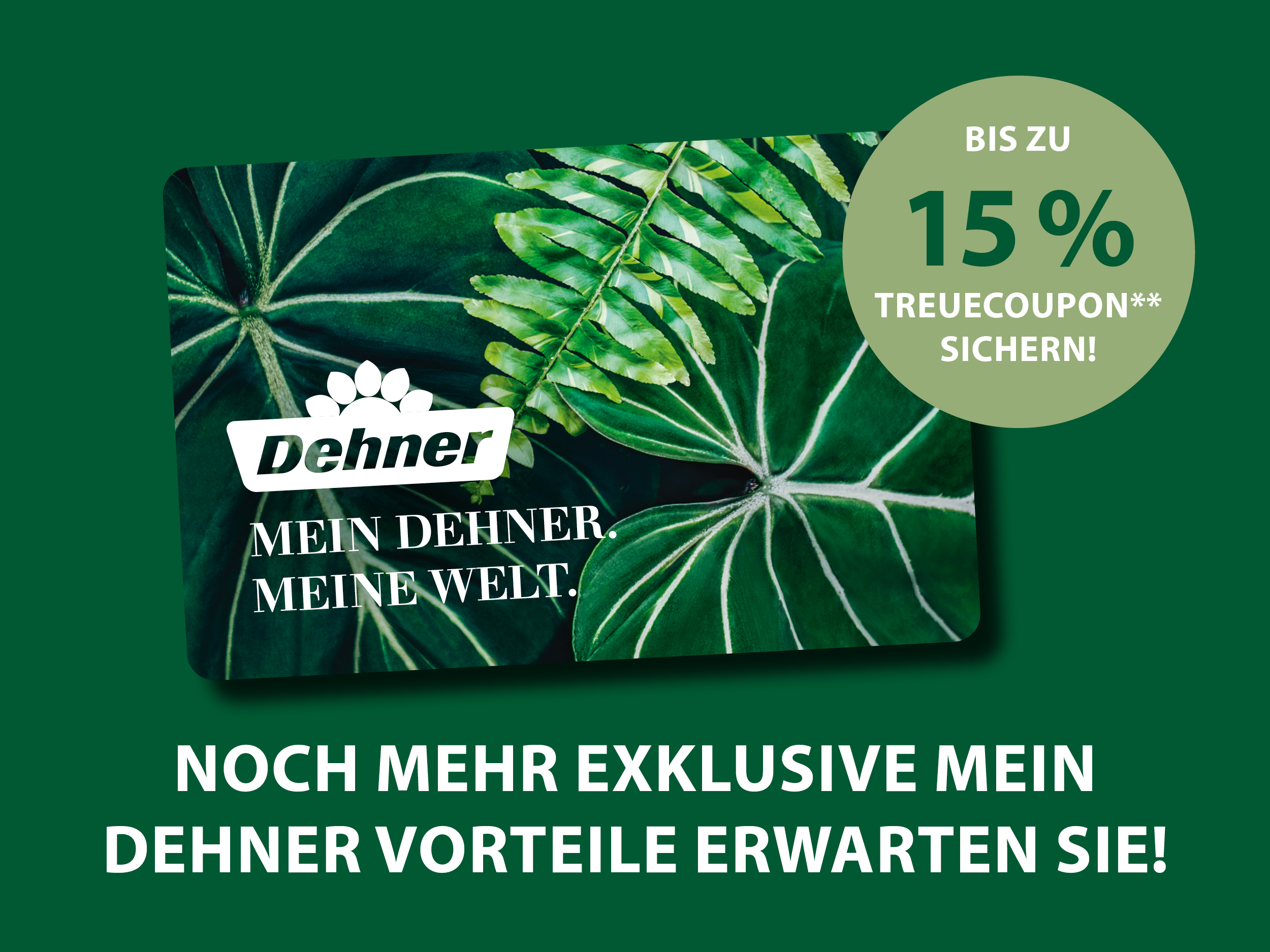 Das Mein Dehner Dankeschön Shopping geht weiter