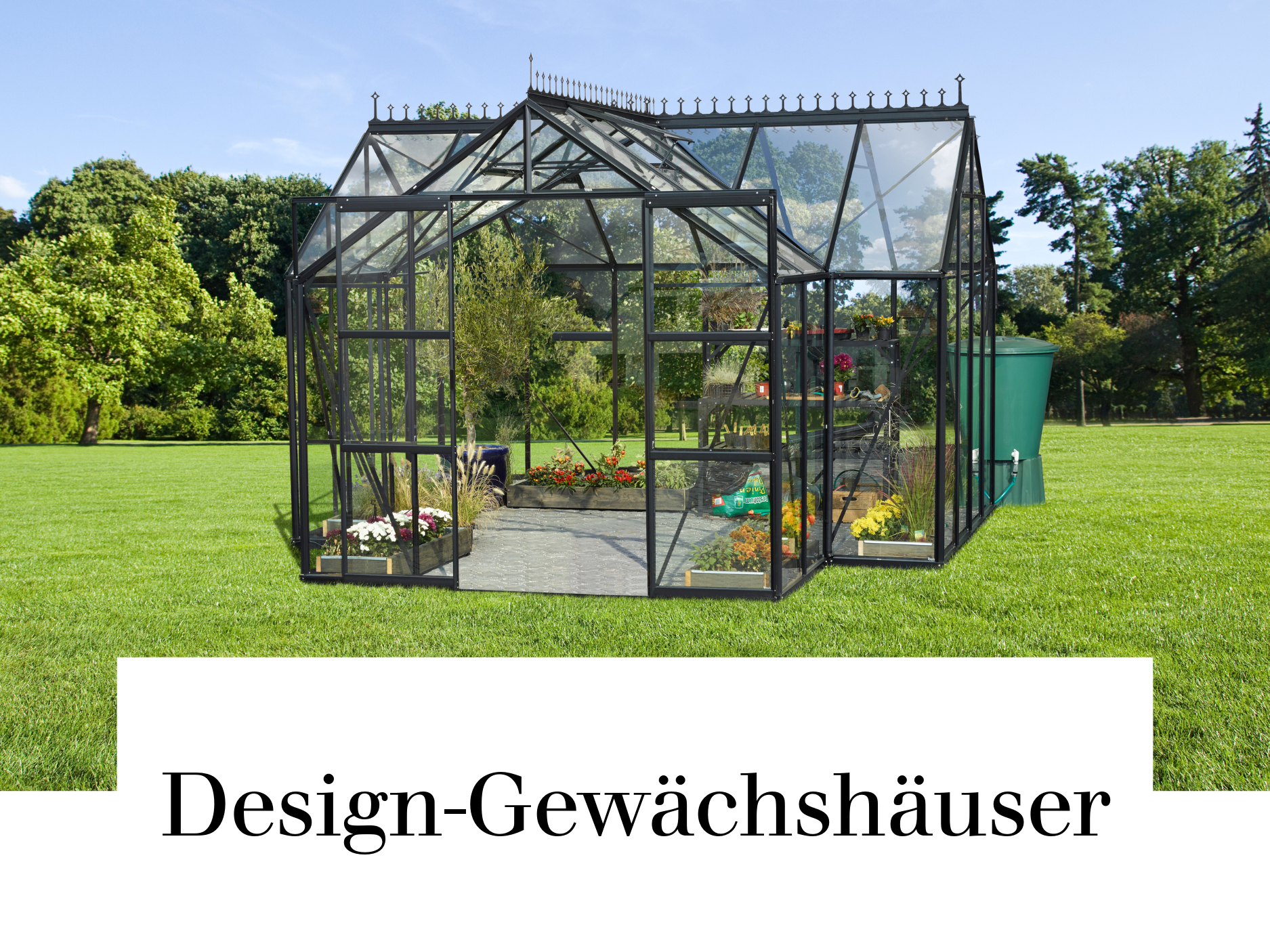 Design-Gewächshäuser
