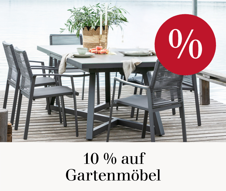 10 % auf Gartenmöbel