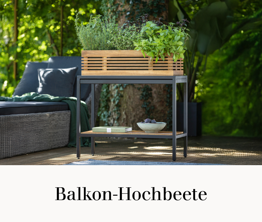 Balkon-Hochbeete