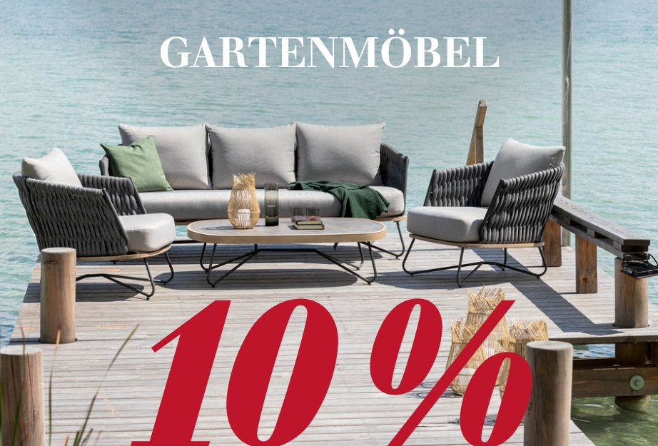 10 % auf Gartenmöbel