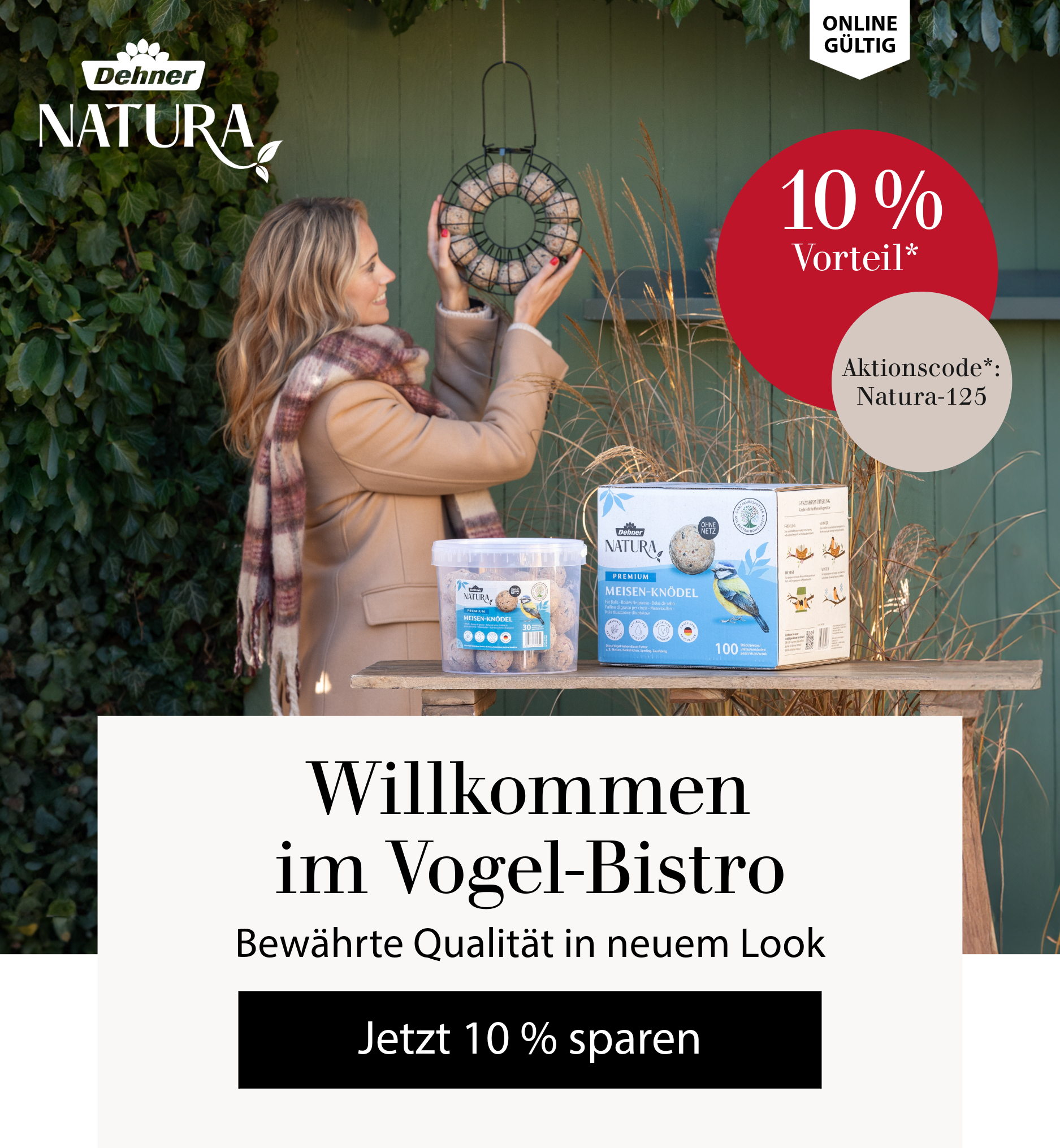 Willkommen im Vogel-Bistro - Jetzt 10 % sparen