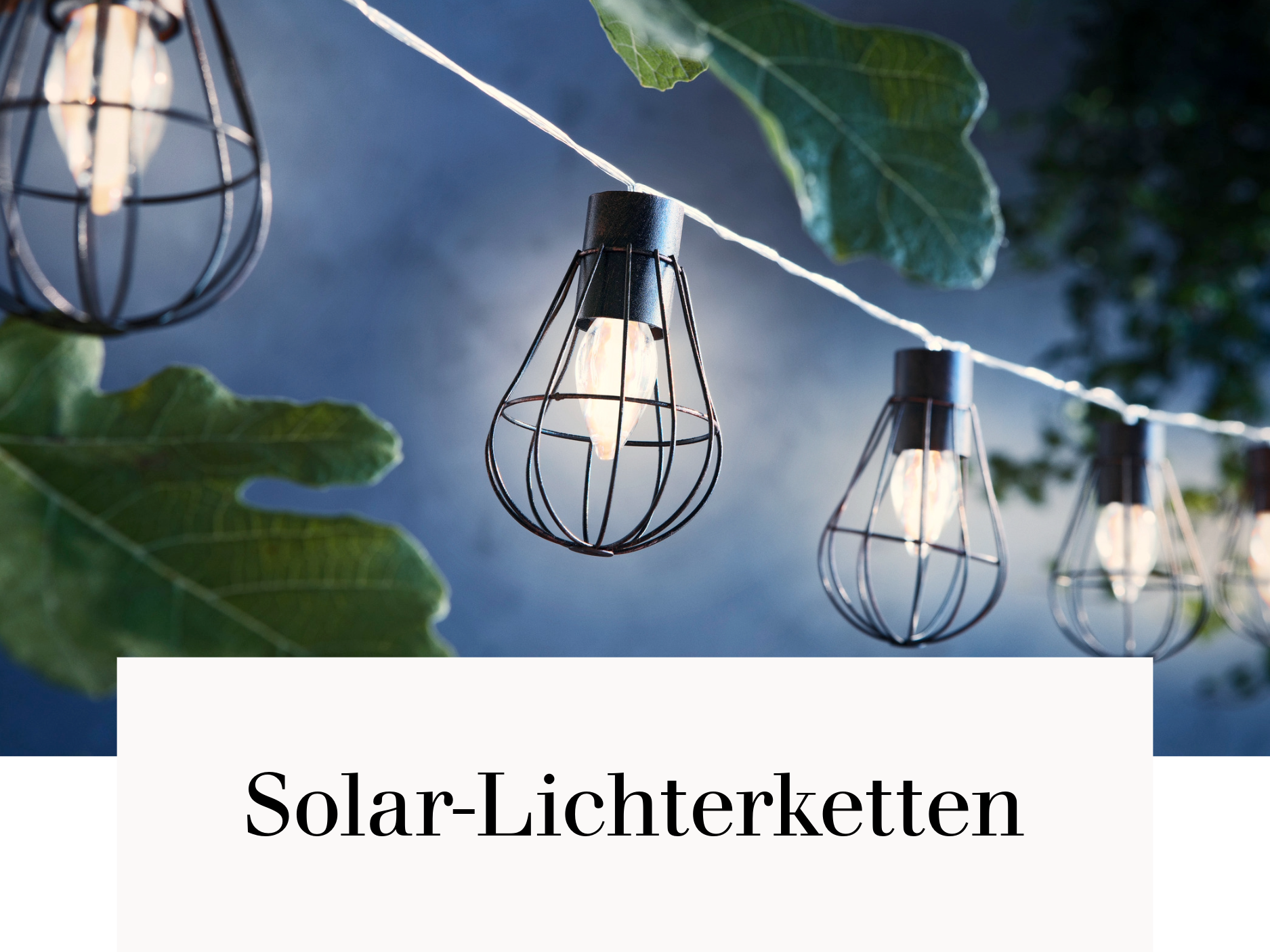 Solar-Lichterketten