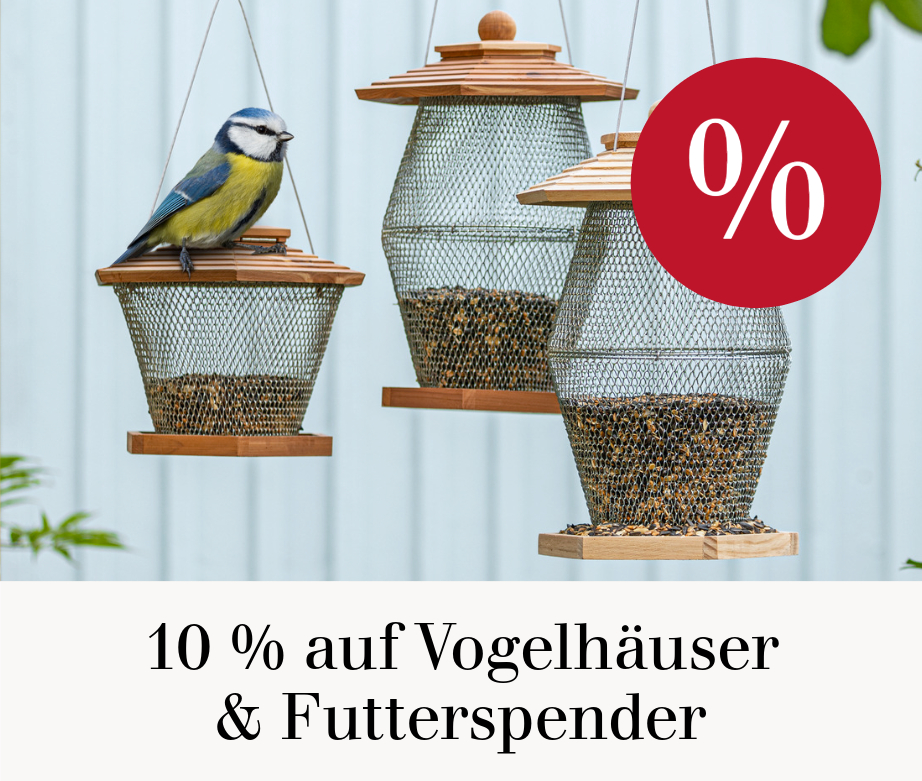 10 % auf Vogelhäuser & Futterspender