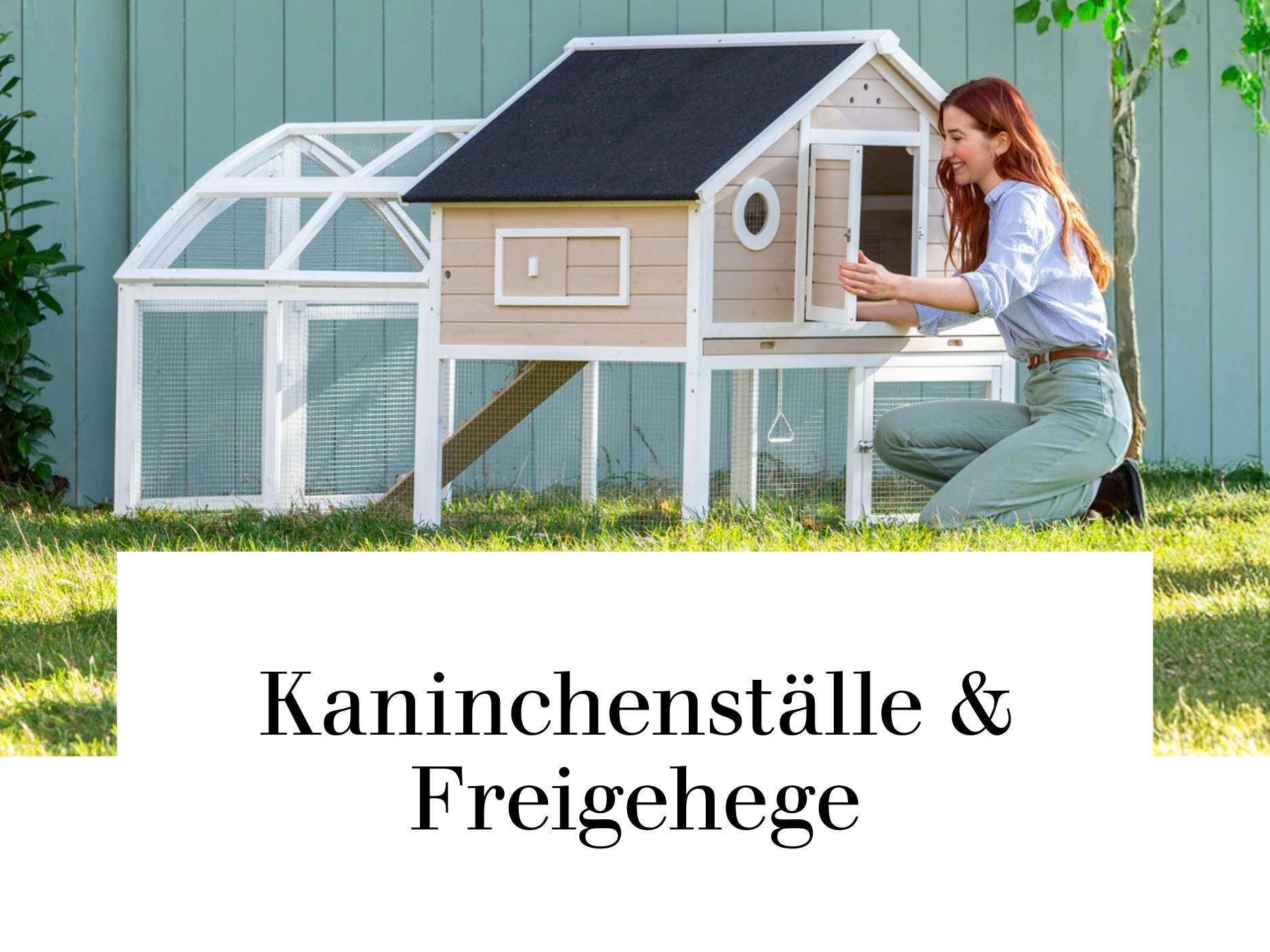 Kaninchenställe & Freigehege