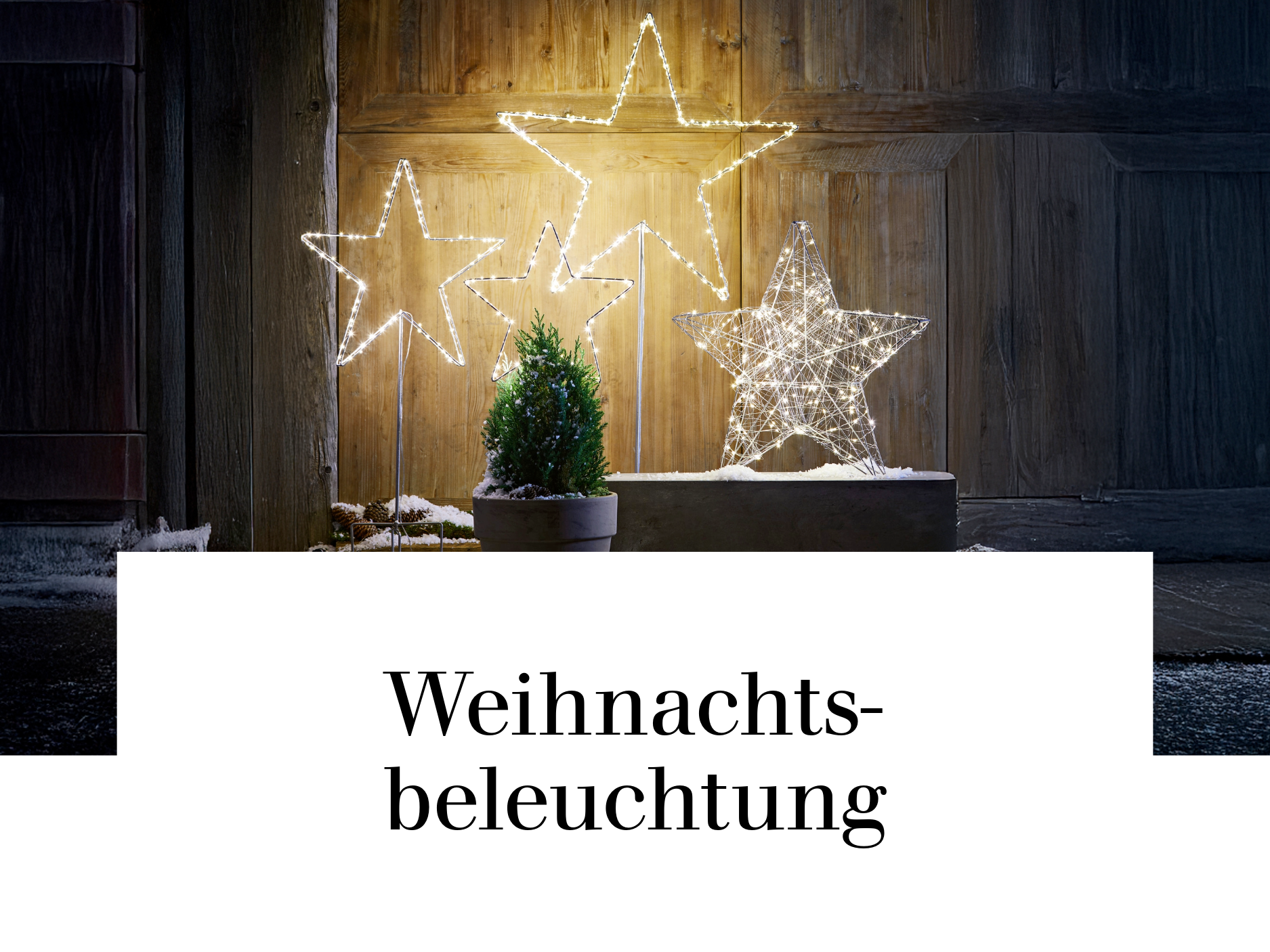 Weihnachtsbeleuchtung
