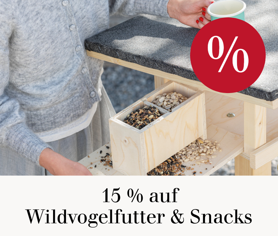 15 % auf Wildvogelfutter & Snacks