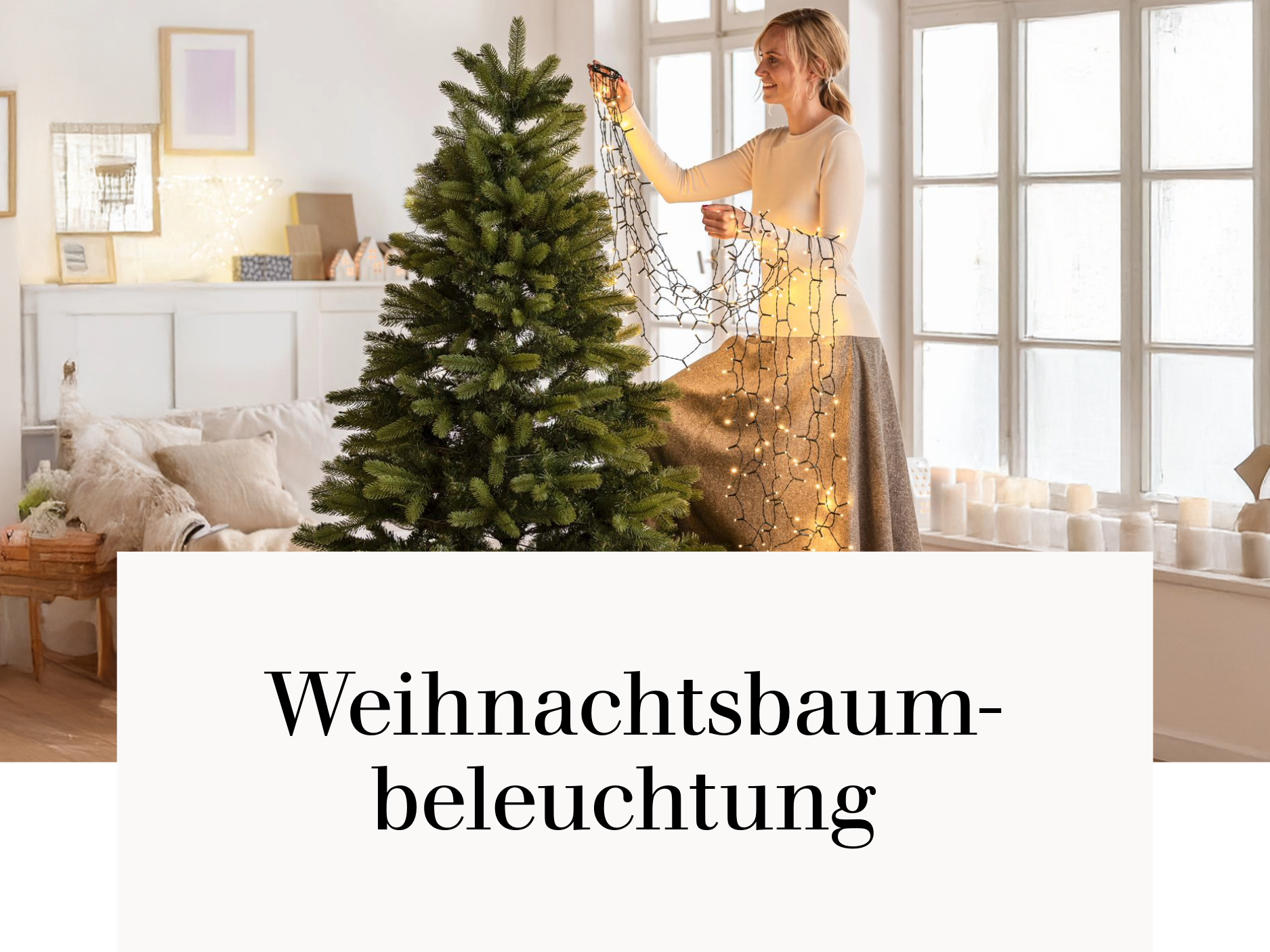 Weihnachtsbaumbeleuchtung