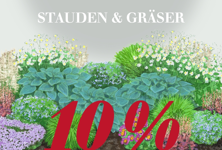 10 % auf Stauden & Gräser