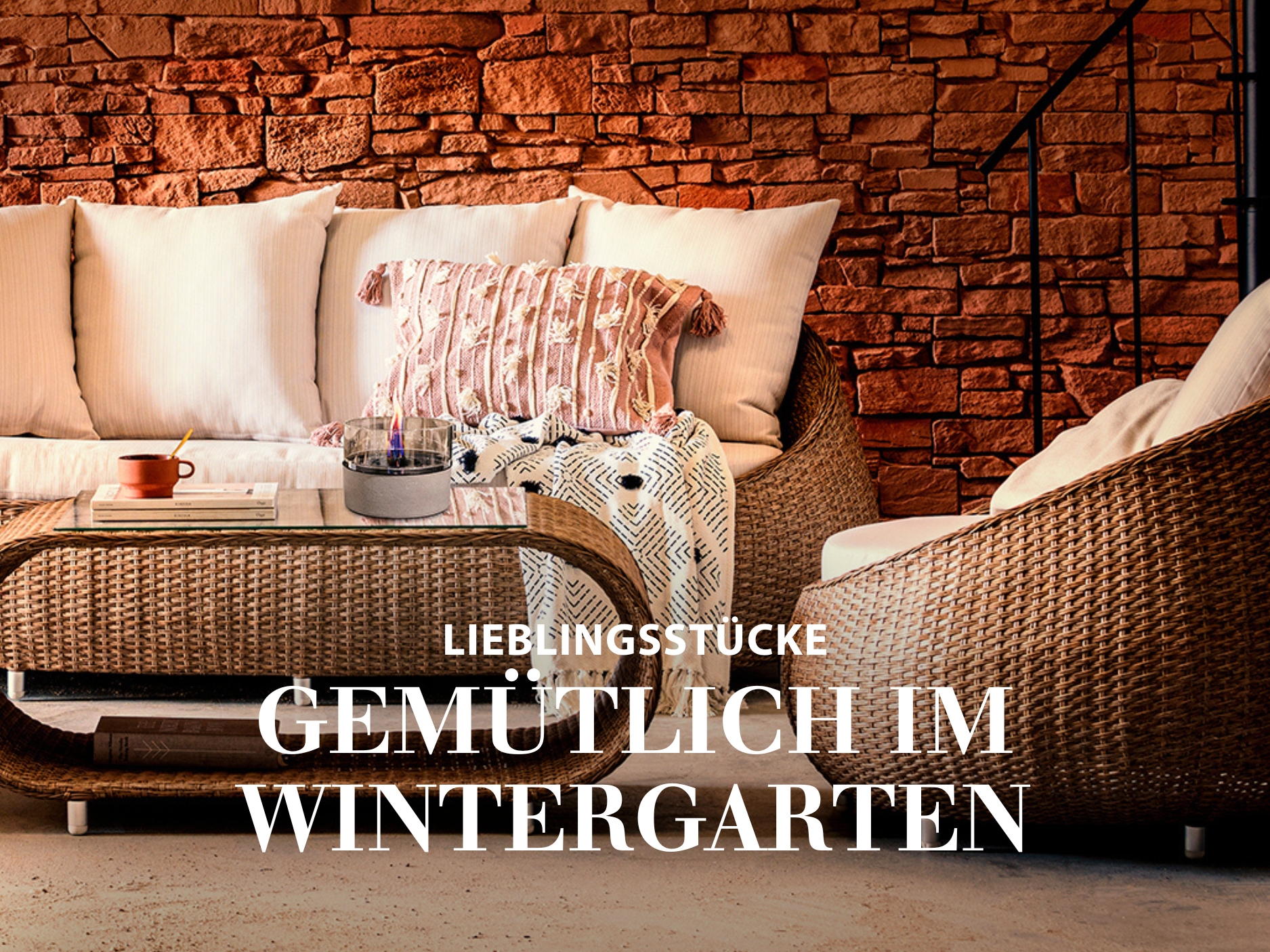 Gemütlicher Wintergarten