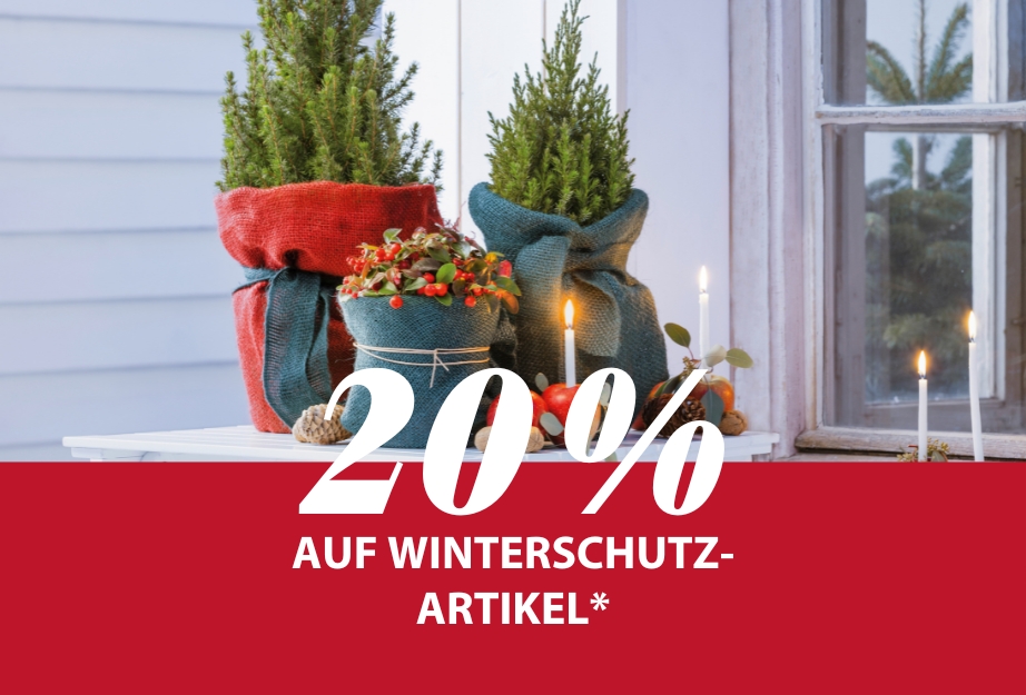 20 % auf Winterschutz-Artikel mit Mein Dehner