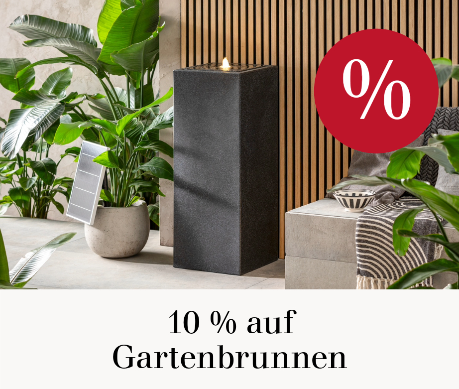 10 % auf Gartenbrunnen