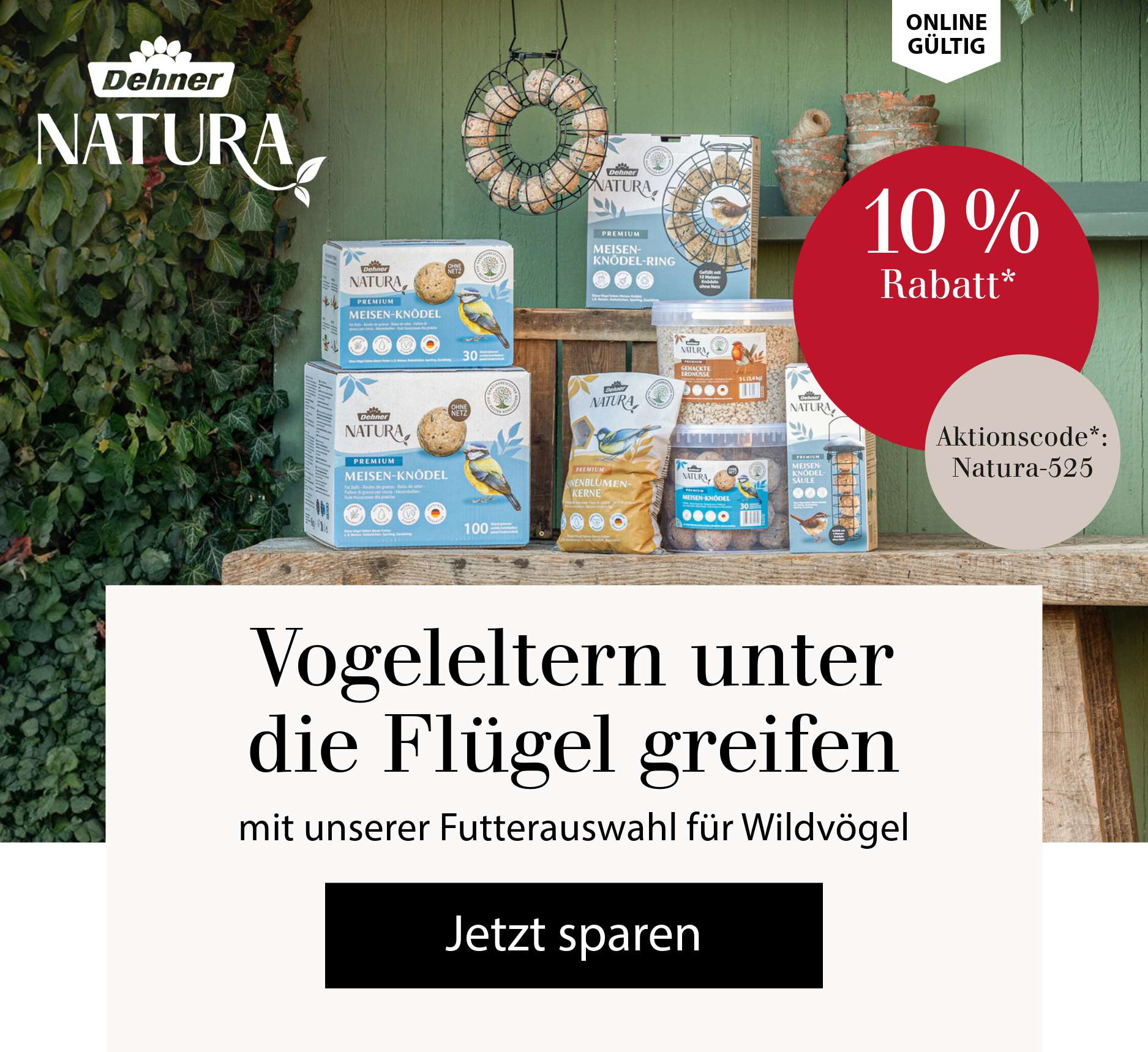 Aktion 10 % auf Dehner Natura