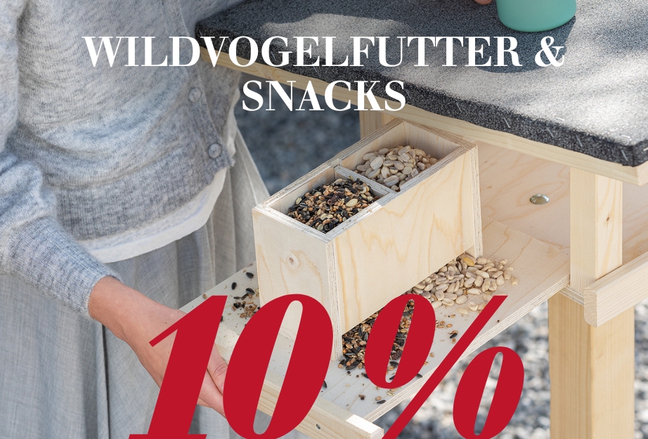 10 % auf Wildvogelfutter & Snacks