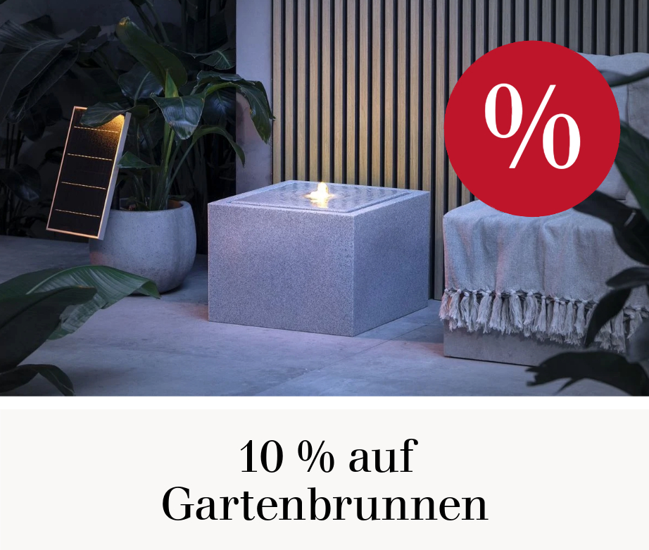 10 % auf Gartenbrunnen