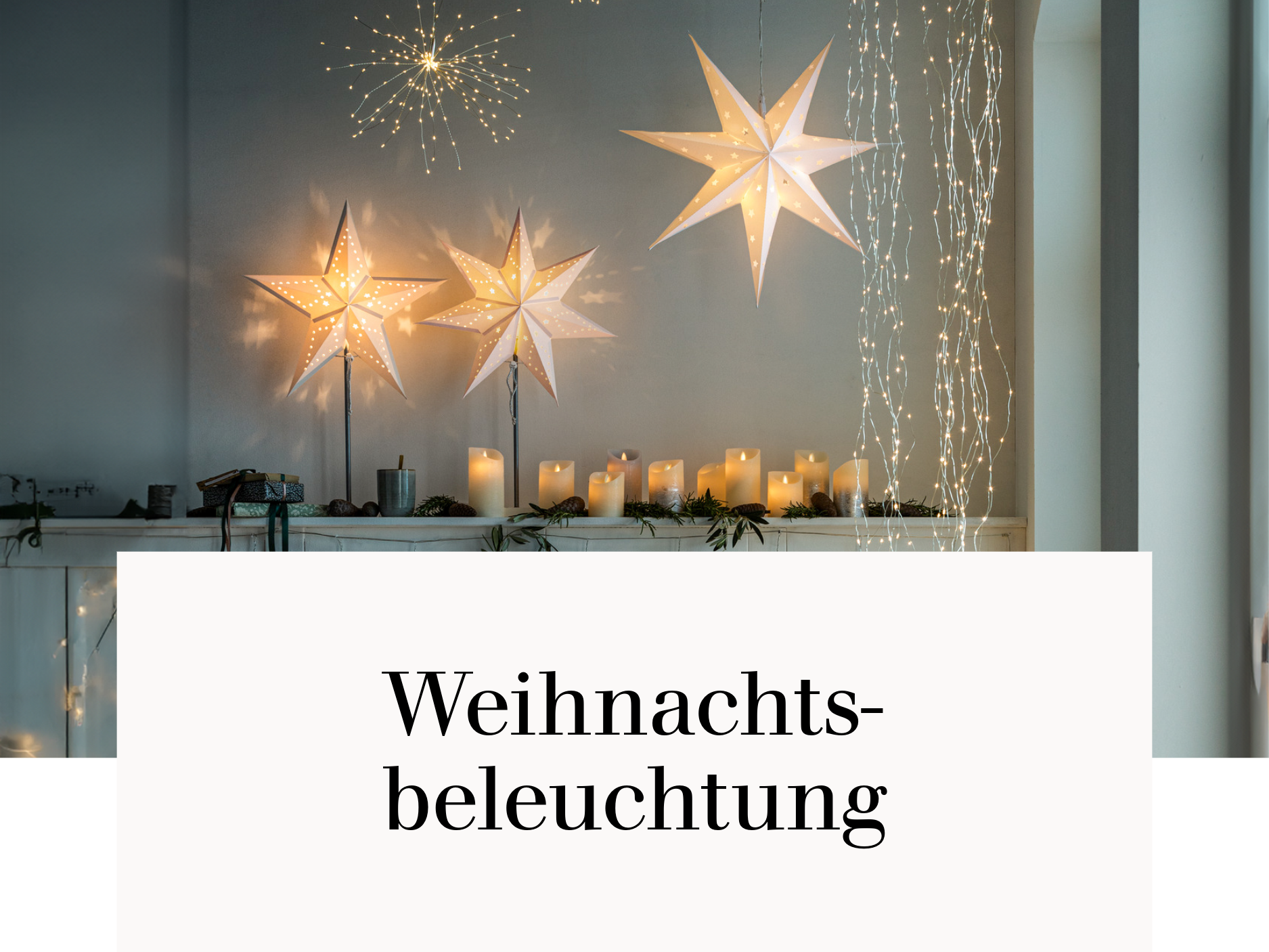 Weihnachtsbeleuchtung