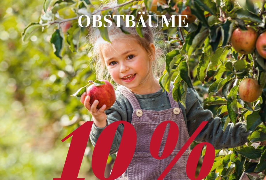 10 % auf Obstbäume