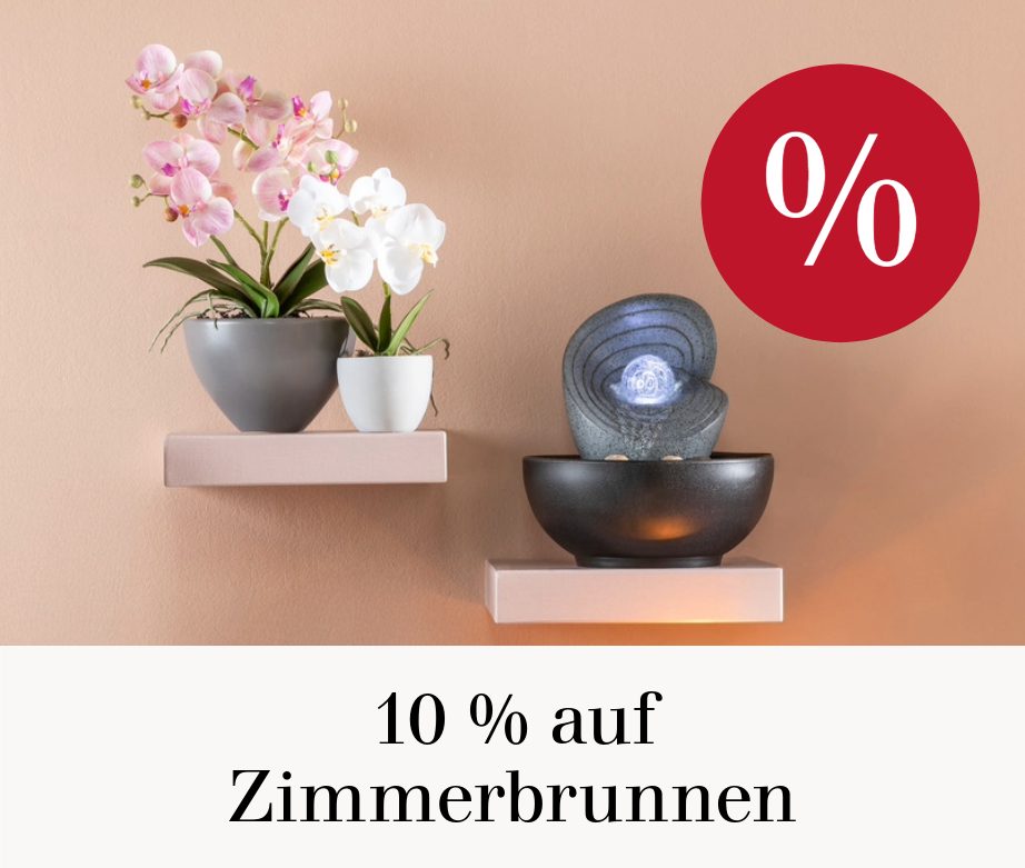 10 % auf Zimmerbrunnen
