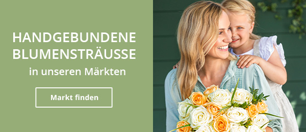 Handgebundene Blumensträusse