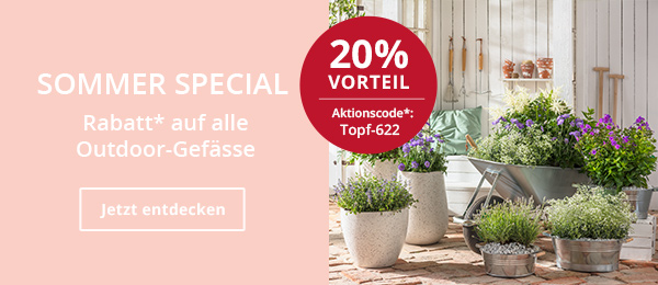 Aktion Pflanzgefäße & Übertöpfe