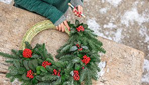 Adventskränze basteln